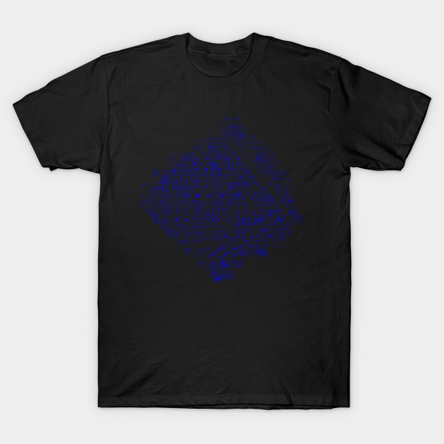 Decorate blue and black T-Shirt by daghlashassan